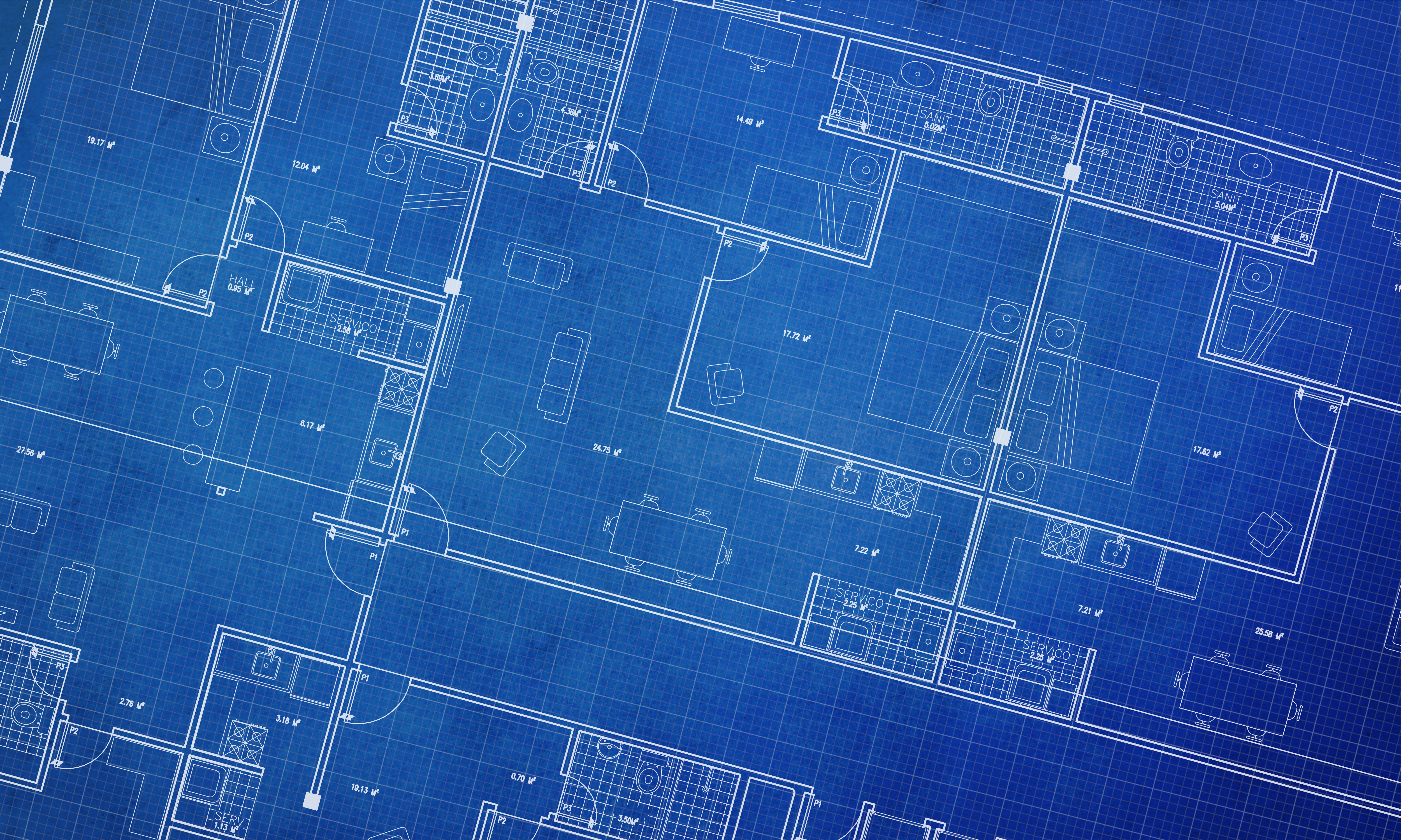 Clean architecture Floor plan background blueprint style abstract